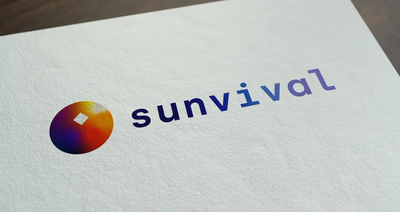 Sunvival logo mockup